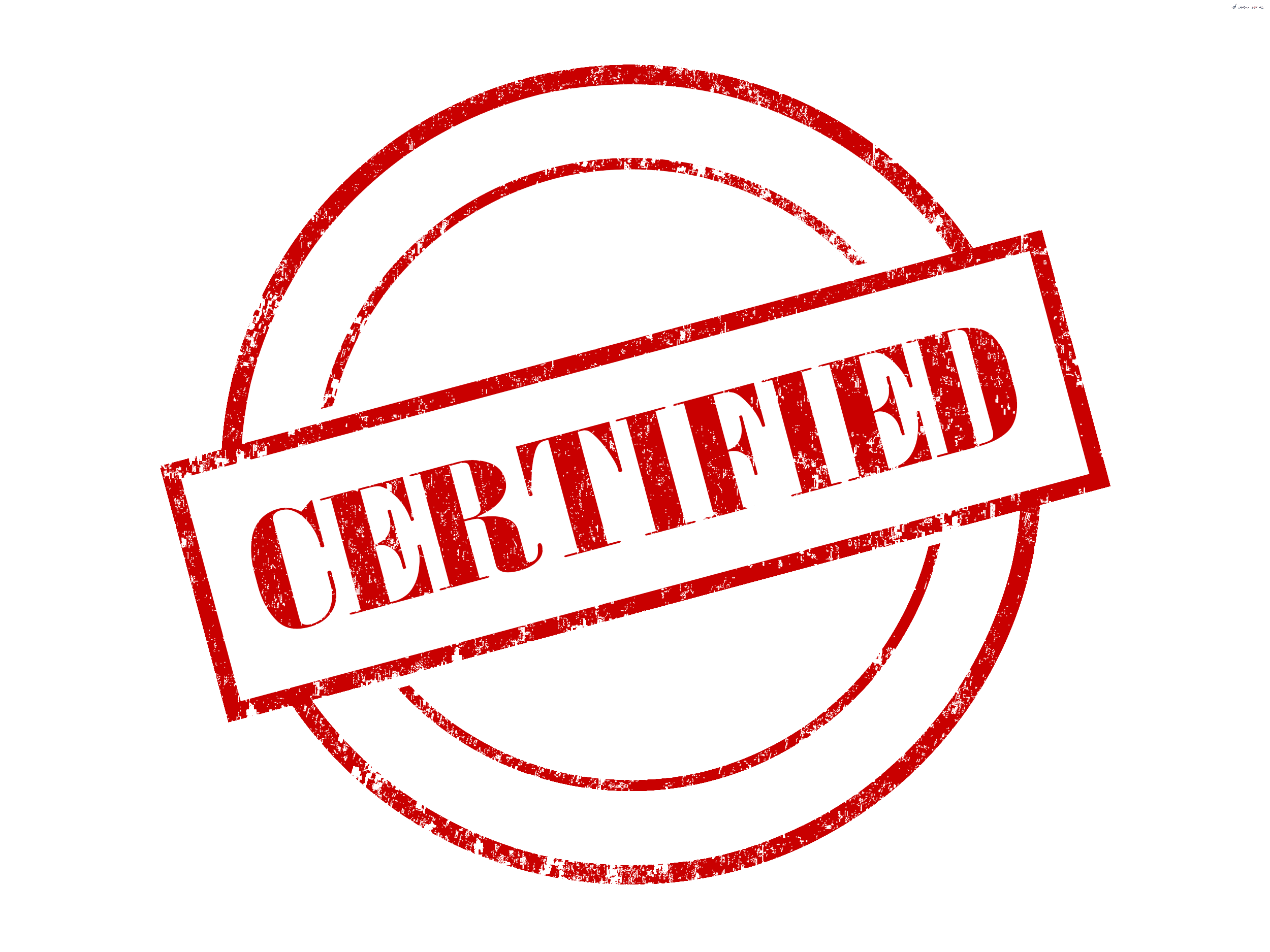 Luna H2O Certified